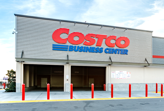 An exterior of a Costco Business Center.